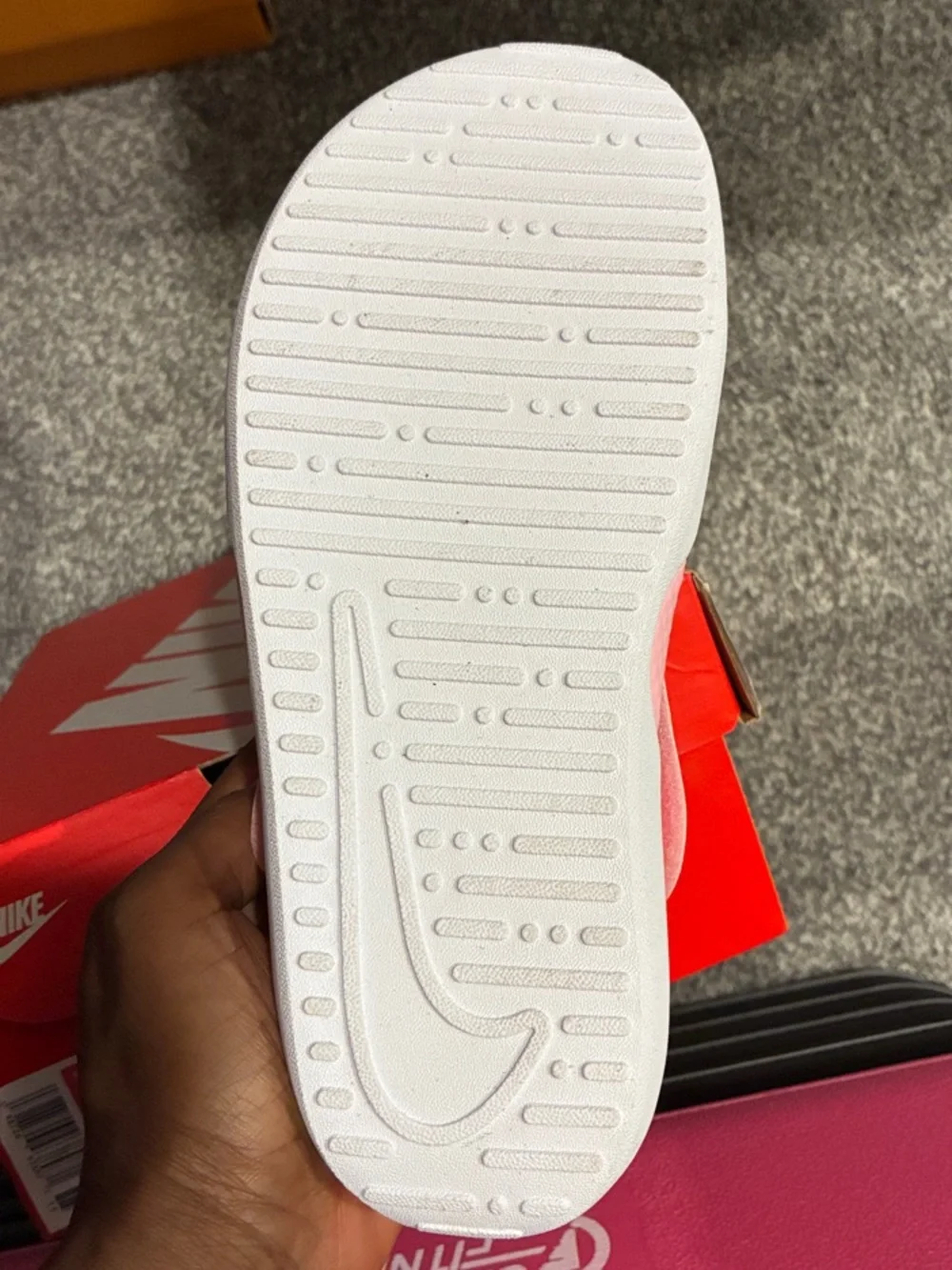 Nike Kids Pink Water-Friendly Slip-On Sandal